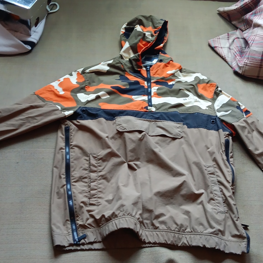 Orange Camo white,black, olive green
